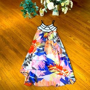 Floral Truly Me Low High Girls Dress Size 16
